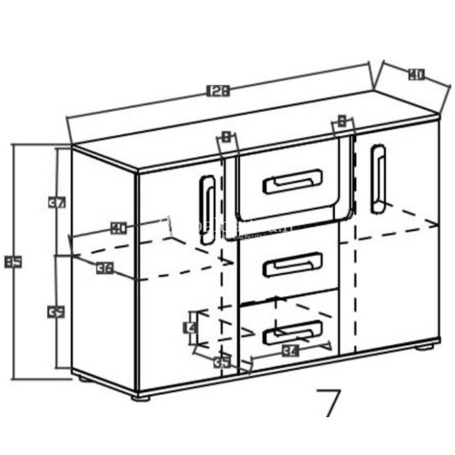 Komoda APETITO 7