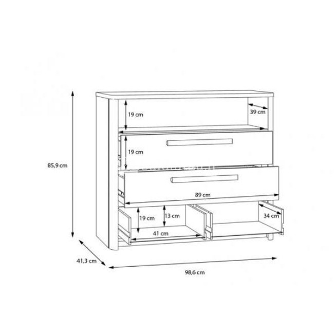 Komoda SURFINIO SFNK211-M378