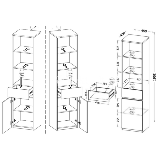 Pastatoma lentyna ARCA AR3 